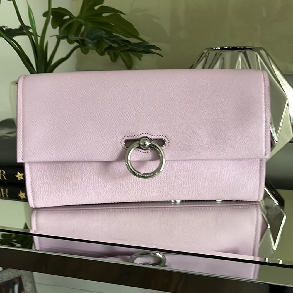 Rebecca Minkoff clutch in Light Orchid